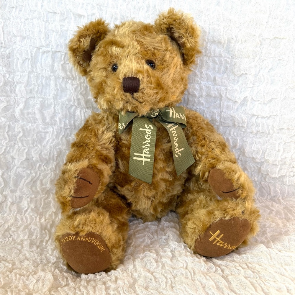 Harrods 100th Anniversary Teddy Bear Plush 18 Collector London
